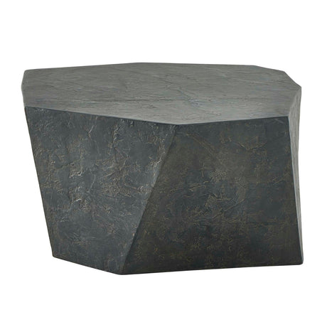 Faceted Concrete Indoor/Outdoor Coffee Table by Uttermost Parra, alternate view 5