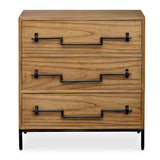 Modern European furniture - Mango Wood 3-Drawer Accent Chest - www.oroa.com