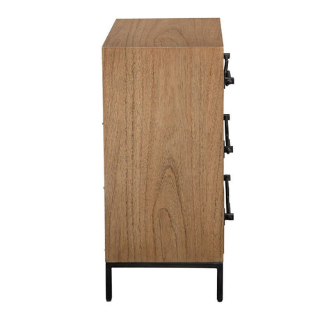 Modern European furniture - Mango Wood 3-Drawer Accent Chest - www.oroa.com