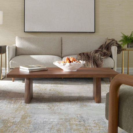 Modern European furniture - Solid Suar Wood Coffee Table - www.oroa.com