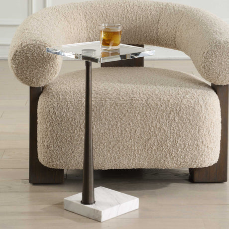 Modern European furniture - Square Crystal Drink Table - www.oroa.com