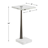 Modern European furniture - Square Crystal Drink Table - www.oroa.com