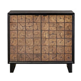 Wooden 2-Door Grid Cabinet by Uttermost Muestra