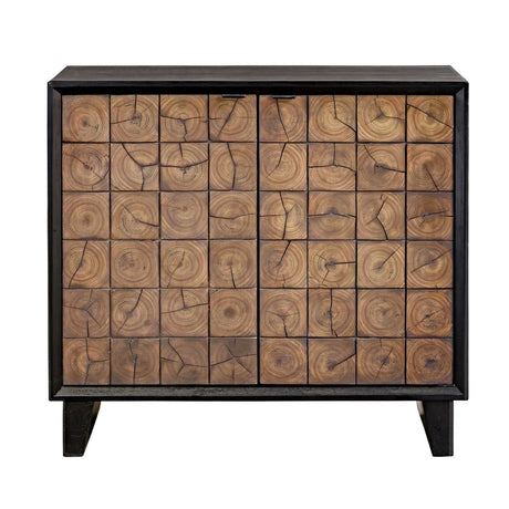 Wooden 2-Door Grid Cabinet by Uttermost Muestra