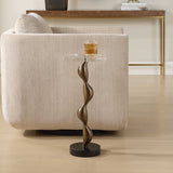 Modern European furniture - Crystal Round Drink Table - www.oroa.com