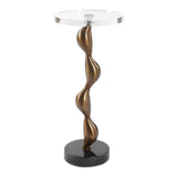 Modern European furniture - Crystal Round Drink Table - www.oroa.com
