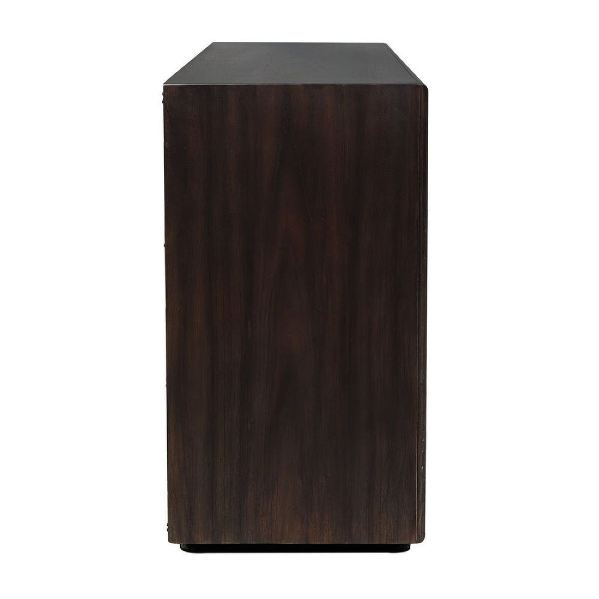 Black Chiseled 4-Door Cabinet by Uttermost Stevenson, alternate view 5