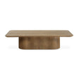 Solid Oak Minimalist Coffee Table by Uttermost Camerlin