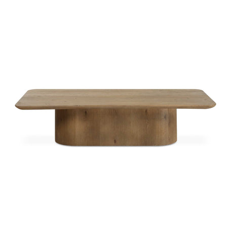 Solid Oak Minimalist Coffee Table by Uttermost Camerlin