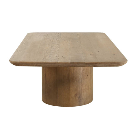 Solid Oak Minimalist Coffee Table by Uttermost Camerlin, alternate view 4