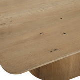 Solid Oak Minimalist Coffee Table by Uttermost Camerlin, alternate view 5