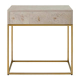 Maple Burl 1-Drawer Side Table by Uttermost Pembrook, alternate view 5