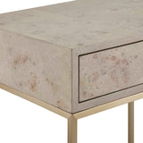 Maple Burl 1-Drawer Side Table by Uttermost Pembrook, alternate view 7