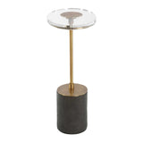 Oval Crystal Accent Table by Uttermost Kaufman