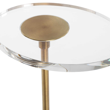Oval Crystal Accent Table by Uttermost Kaufman, alternate view 6