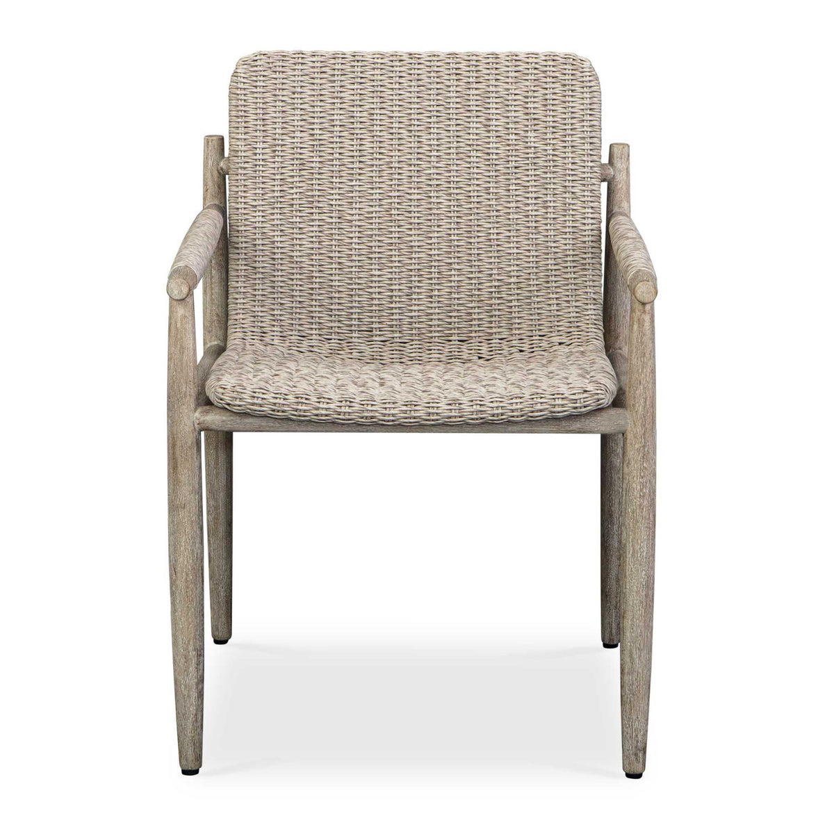 Modern European furniture - Beige Wicker Outdoor Dining Chair - www.oroa.com