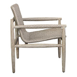 Beige Wicker Outdoor Lounge Chair by Uttermost Sumba, alternate view 4
