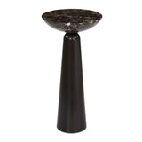Modern European furniture - Brown Marble Accent Table - www.oroa.com
