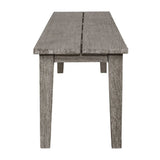 Rustic Gray Mahogany Bench by Uttermost Forsyth, alternate view 4