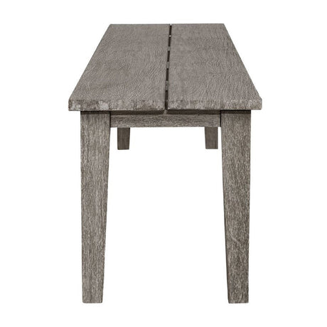 Rustic Gray Mahogany Bench by Uttermost Forsyth, alternate view 4