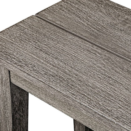 Rustic Gray Mahogany Bench by Uttermost Forsyth, alternate view 6