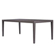 Black Aluminum Indoor/Outdoor Dining Table by Uttermost Polanco