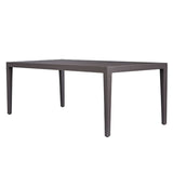 Black Aluminum Indoor/Outdoor Dining Table by Uttermost Polanco