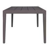 Black Aluminum Indoor/Outdoor Dining Table by Uttermost Polanco, alternate view 4