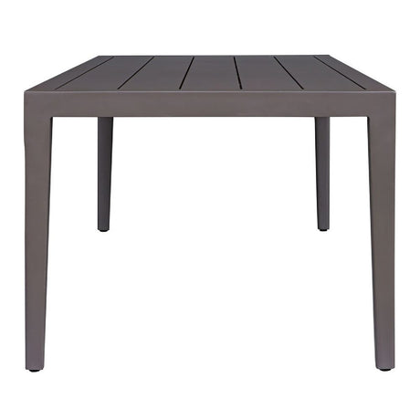 Black Aluminum Indoor/Outdoor Dining Table by Uttermost Polanco, alternate view 4