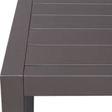 Black Aluminum Indoor/Outdoor Dining Table by Uttermost Polanco, alternate view 6