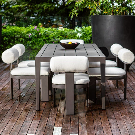 Black Aluminum Indoor/Outdoor Dining Table by Uttermost Polanco, alternate view 9