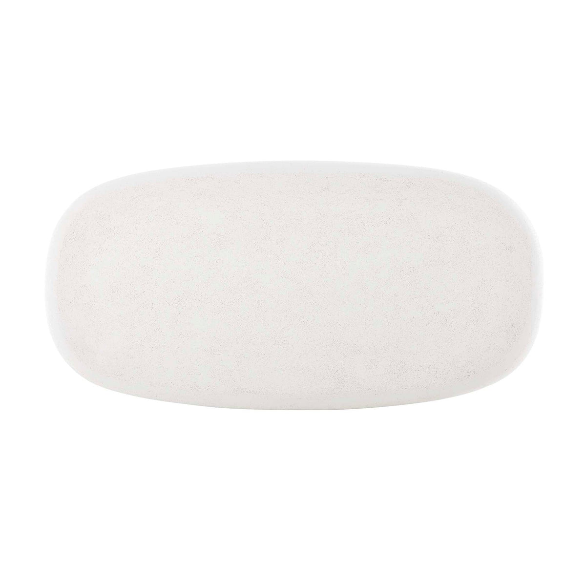 White Concrete Indoor/Outdoor Coffee Table by Uttermost Leyton, alternate view 5