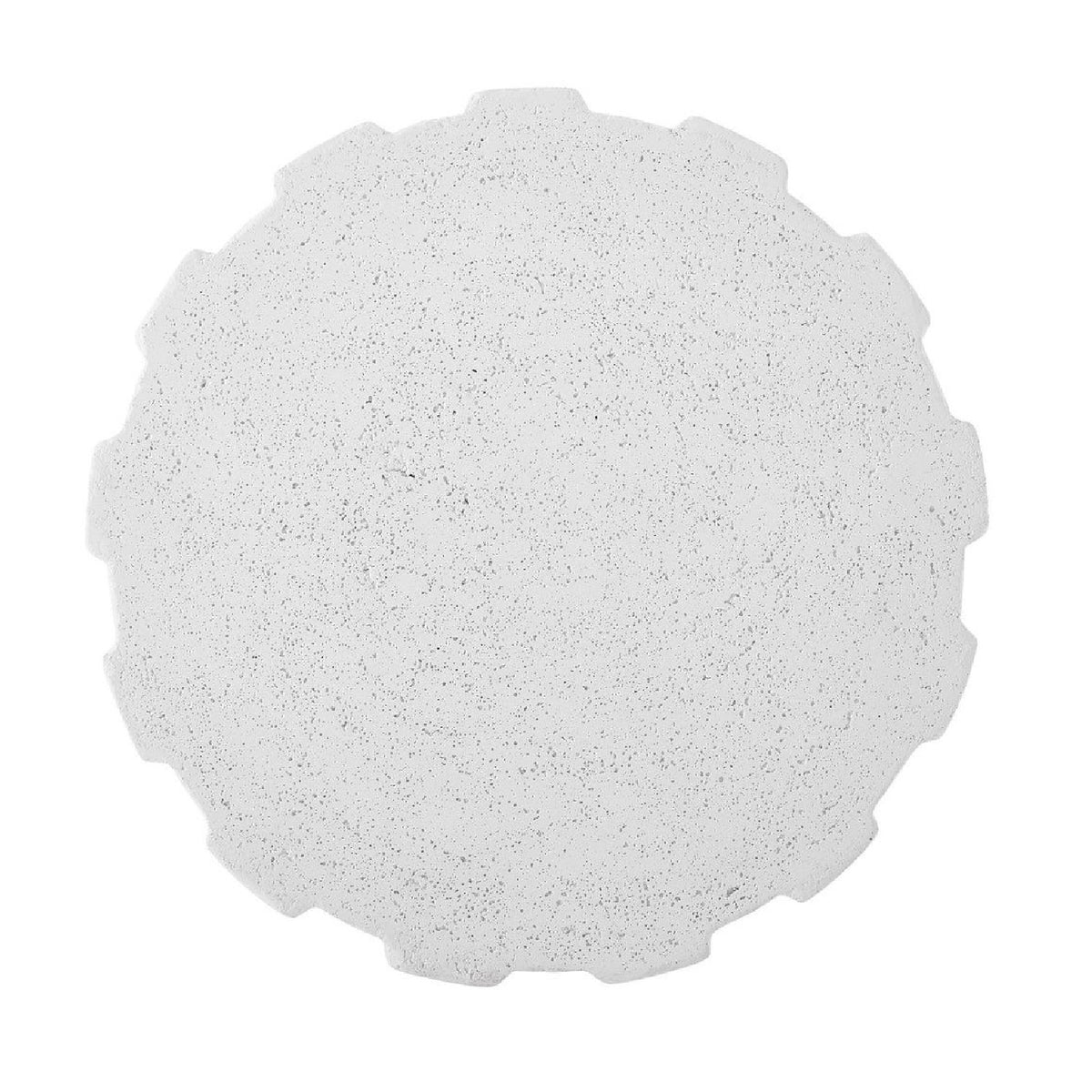 Modern European furniture - White Glass Indoor/Outdoor Accent Table - www.oroa.com