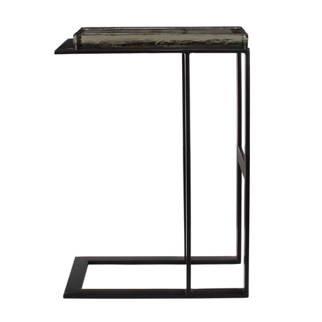 Cast Glass Pull-Up Accent Table by Uttermost Soma