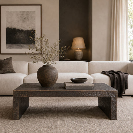 Bronze Indoor/Outdoor Coffee Table by Uttermost Obra, alternate view 6