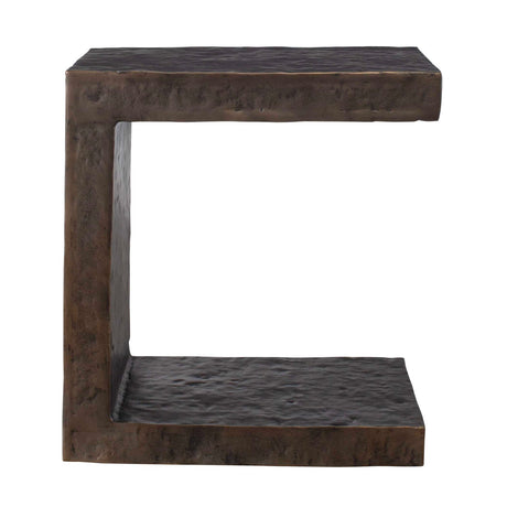 Modern European furniture - Golden Bronze Indoor/Outdoor Side Table - www.oroa.com