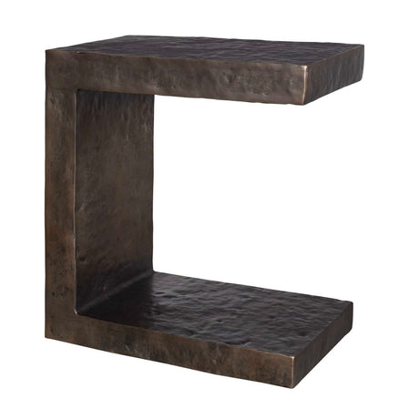 Modern European furniture - Golden Bronze Indoor/Outdoor Side Table - www.oroa.com