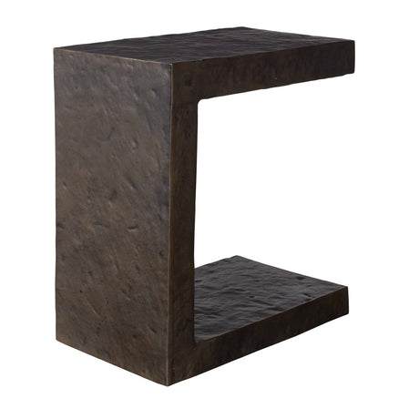 Modern European furniture - Golden Bronze Indoor/Outdoor Side Table - www.oroa.com