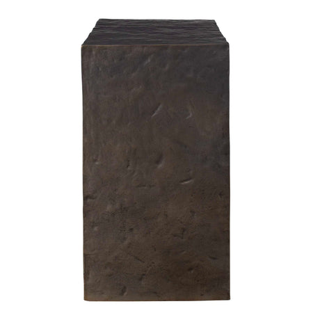 Modern European furniture - Golden Bronze Indoor/Outdoor Side Table - www.oroa.com