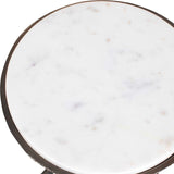 Modern European furniture - Chiseled Bronze Tripod Accent Table - www.oroa.com