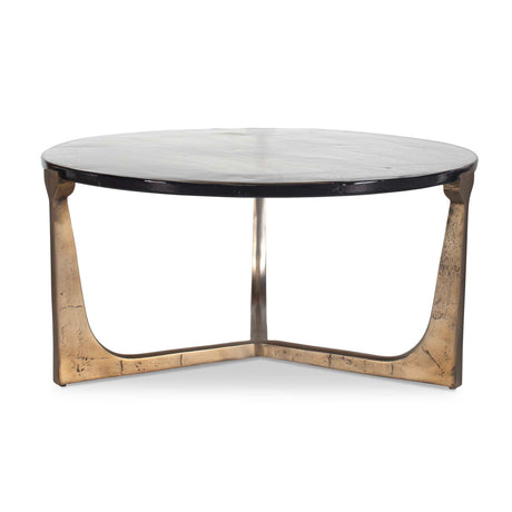 Modern European furniture - Round Cast Glass Indoor/Outdoor Coffee Table - www.oroa.com