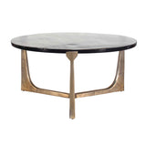 Modern European furniture - Round Cast Glass Indoor/Outdoor Coffee Table - www.oroa.com