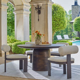Modern European furniture - Cast Aluminum Indoor/Outdoor Dining Table - www.oroa.com