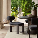 Modern European furniture - Cast Aluminum Indoor/Outdoor Dining Table - www.oroa.com