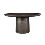 Modern European furniture - Cast Aluminum Indoor/Outdoor Dining Table - www.oroa.com