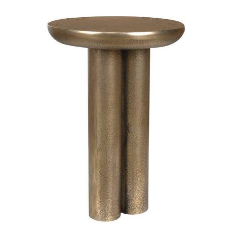 Modern European furniture - Antique Brass Indoor/Outdoor Accent Table - www.oroa.com