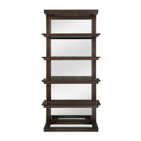 Modern European furniture - Dark Oak Bookshelf - www.oroa.com