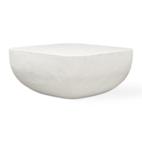 Limestone Finish Indoor/Outdoor Coffee Table by Uttermost Alma