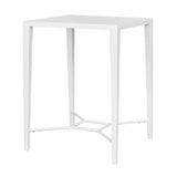 Modern European furniture - White Aluminum Indoor/Outdoor Bar Table - www.oroa.com