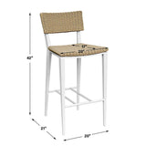 Modern European furniture - Wicker Outdoor Bar Stool - www.oroa.com